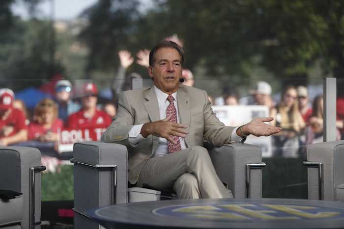 Nick Saban pregame Ole Miss